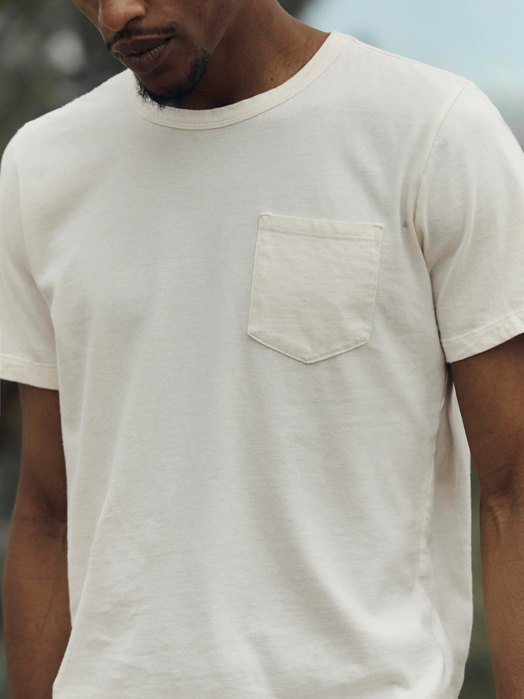 classic knit pocket tee - Image 4