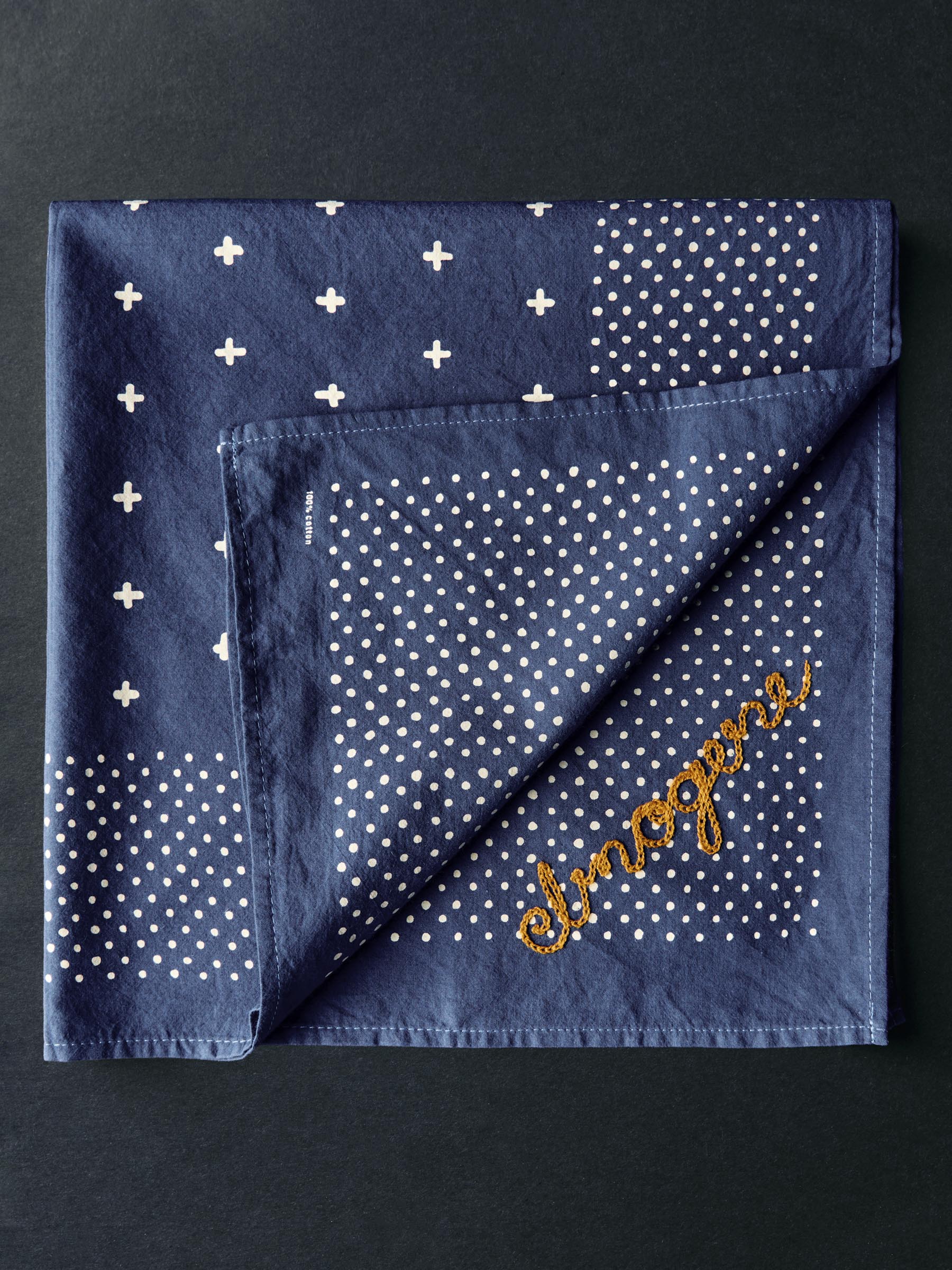 i+w vintage blue bandana - Image 3