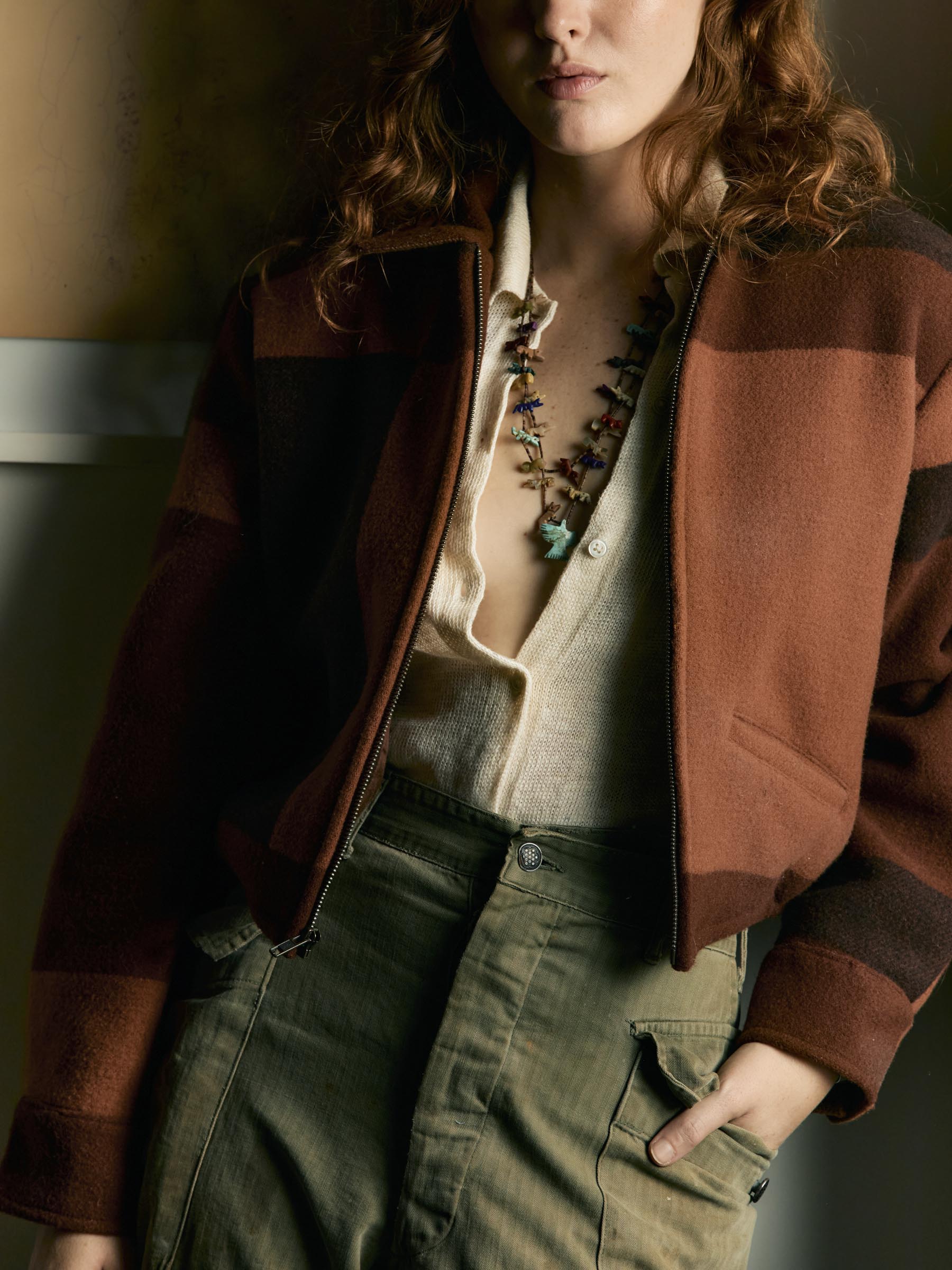 i+w x american woolen souvenir jacket