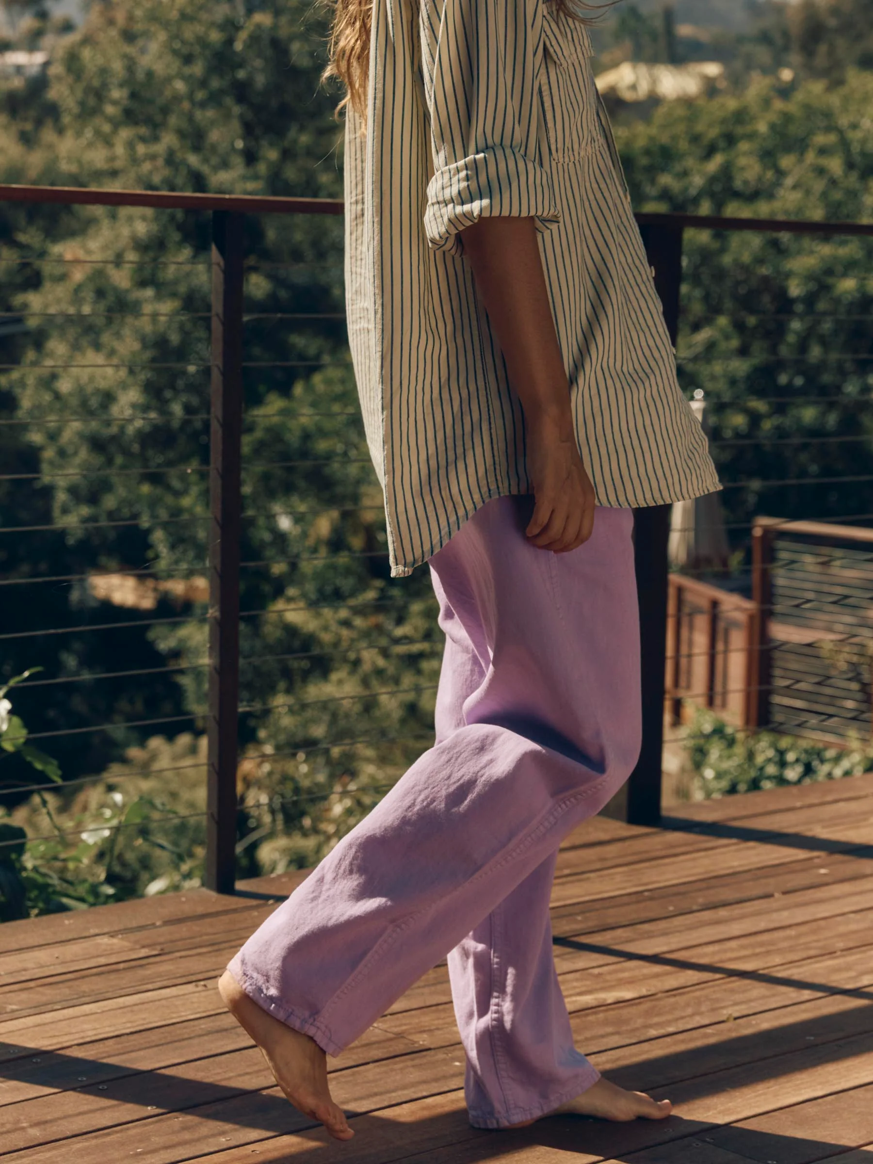 lounge pant in lilac - Image 7