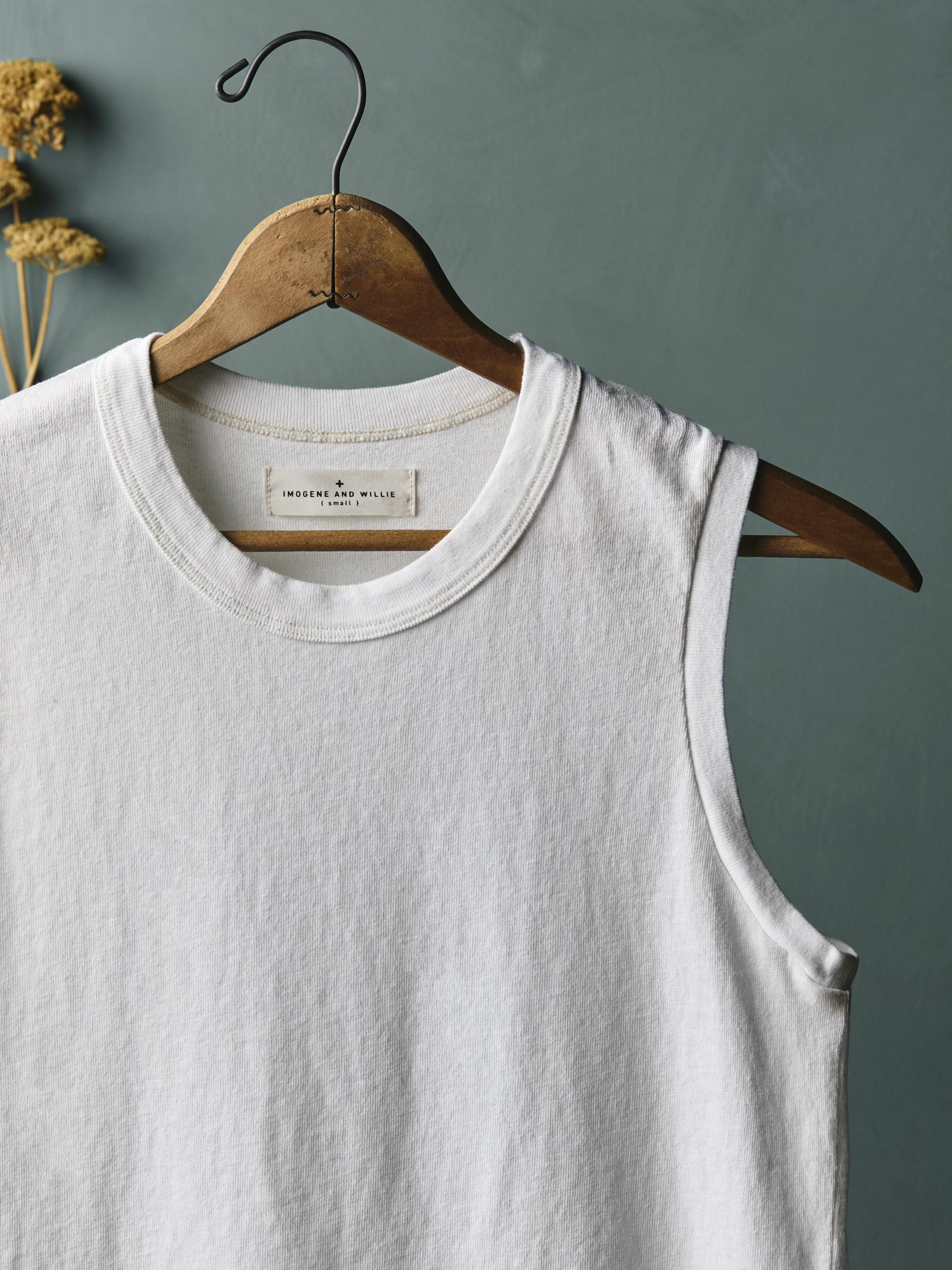 muscle tank in white - Image 2