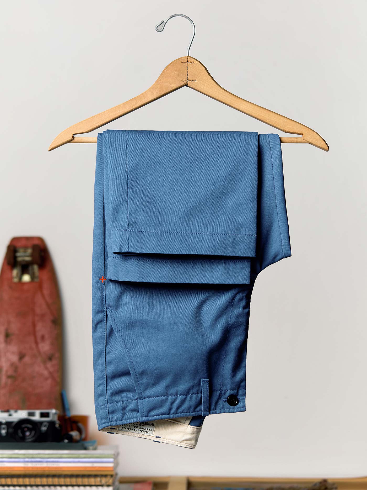 oceanside relaxed pant in postman blue - Image 2
