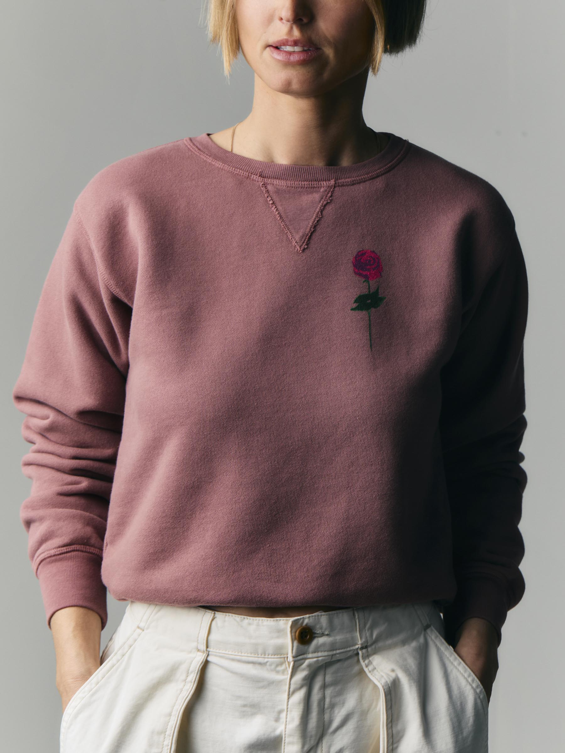 the "rose" penny sweatshirt