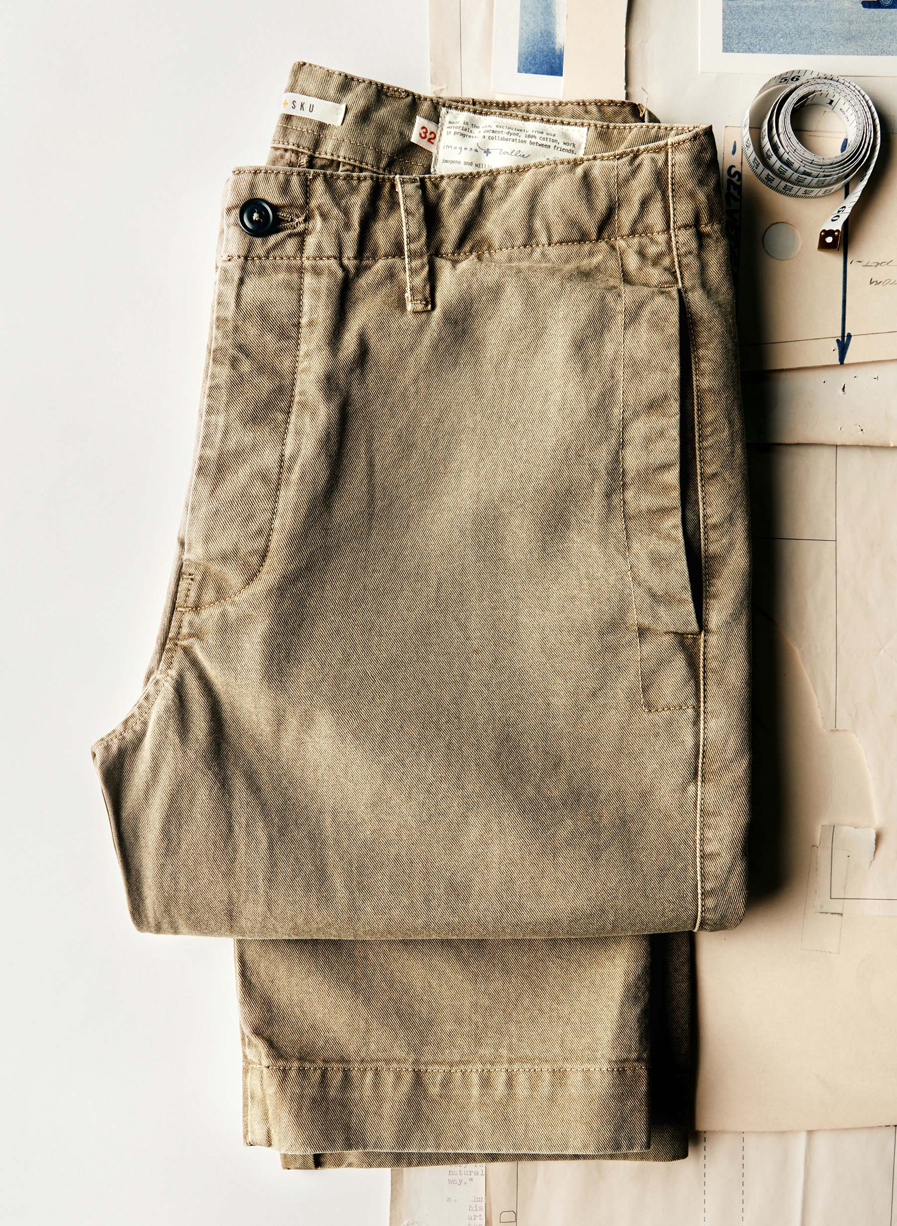 all american chino in field tan