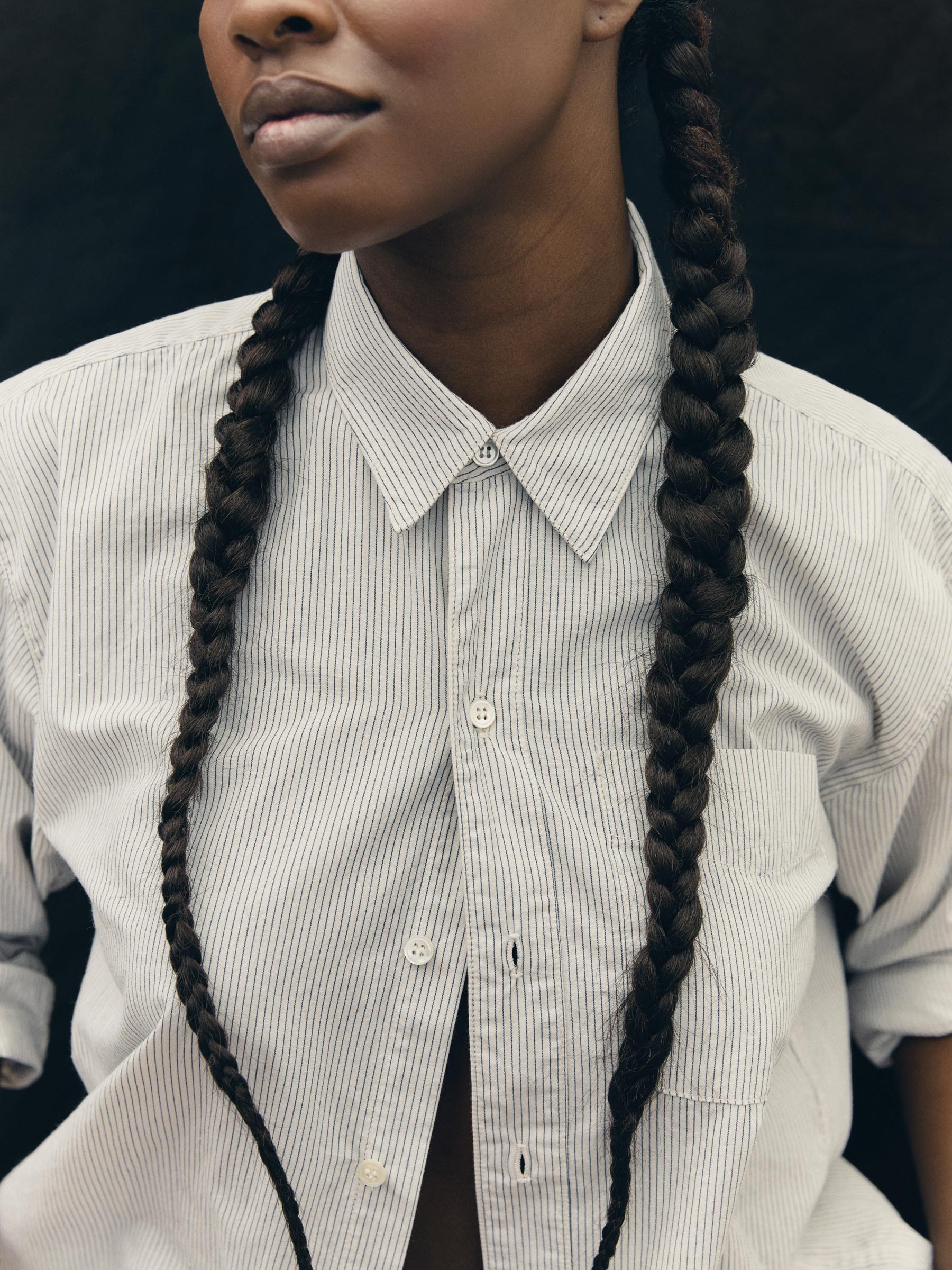 clyde striped cotton button up - Image 2