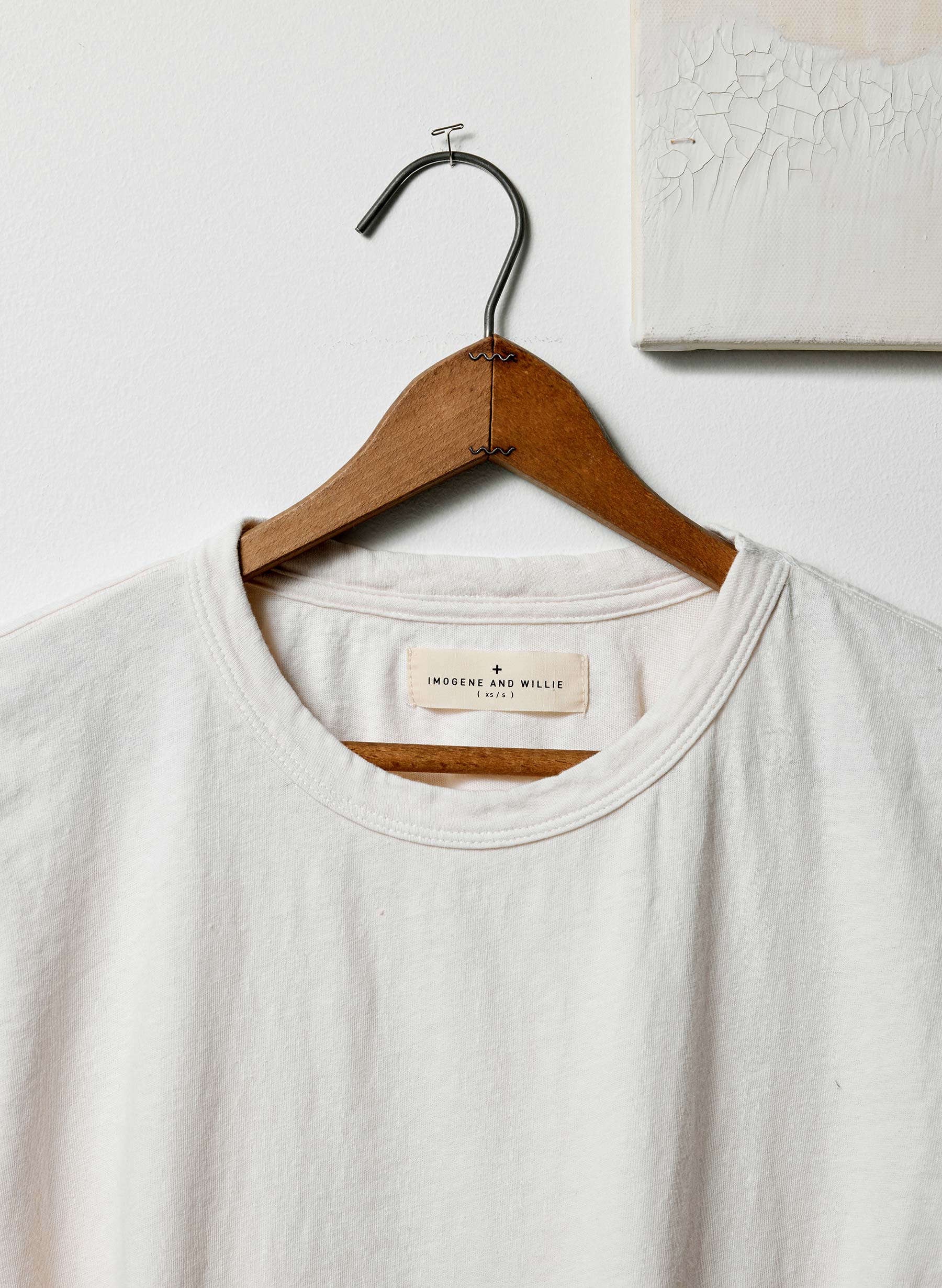 the drop tee in vintage white - Image 2