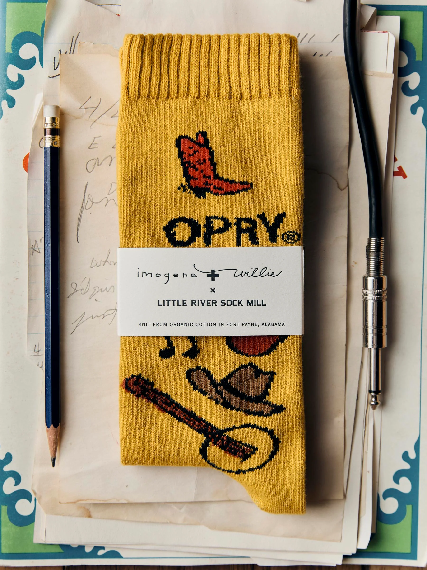 the i+w x opry "100 years" sock - Image 2