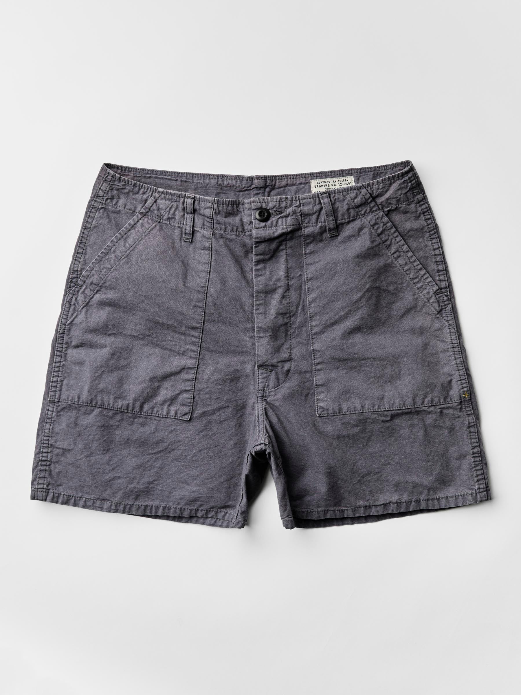 the ripstop fatigue short in sunfaded navy - Image 8